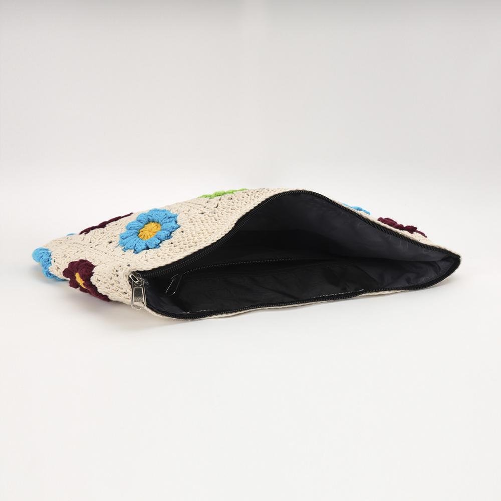 Ladies Slate Daisy Handmade Pouch - Height: 14 Cm