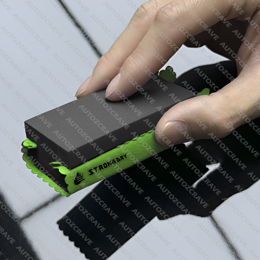 AUTOZCRAVE Suede Cloth For Ceramic Coating - Premium Suede Fabric (10x10 cm, Pack of 400)