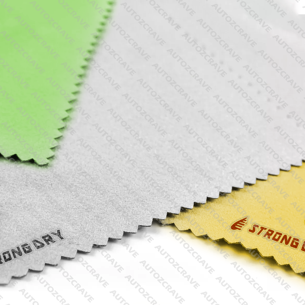 AUTOZCRAVE Suede Cloth For Ceramic Coating - Premium Suede Fabric (10x10 cm, Pack of 400)