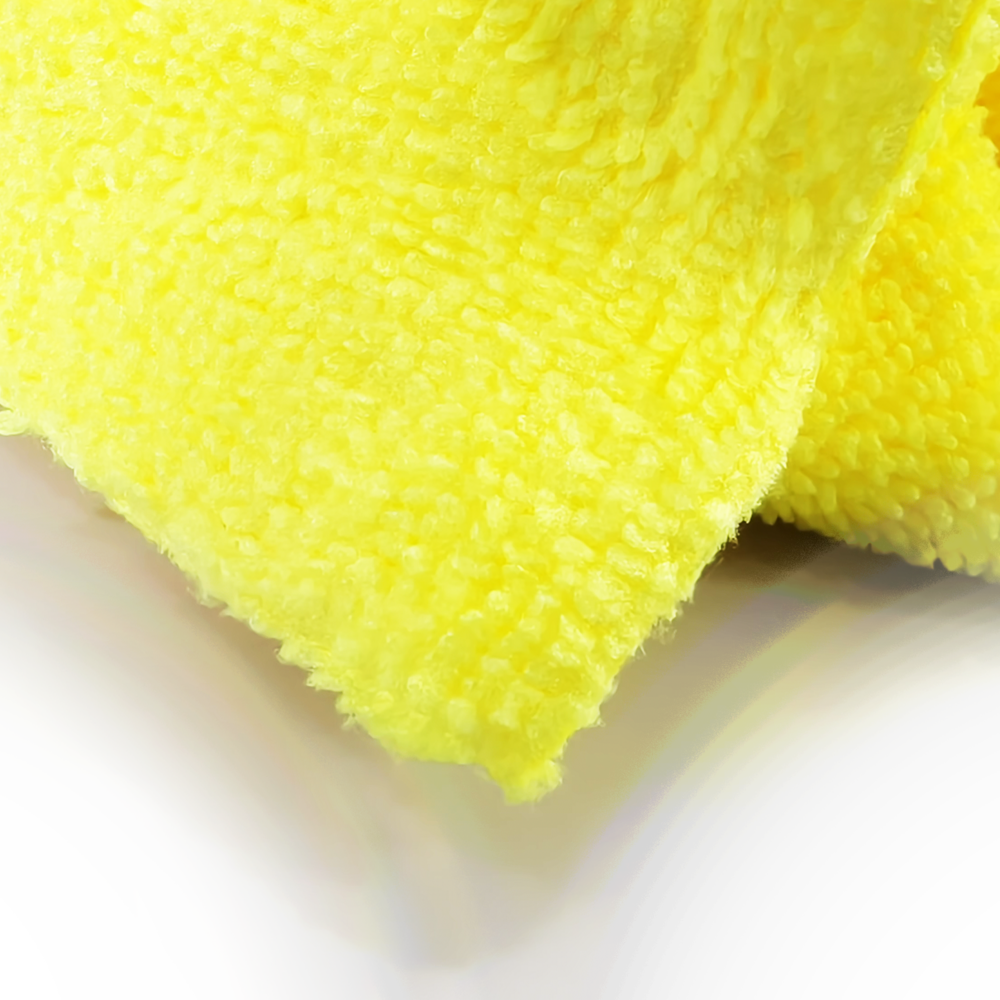 AUTOZCRAVE Wrap Edgeless Microfiber Cloth (40x40 cm, 360 GSM) - Lint-Free Car Detailing & Cleaning Towel