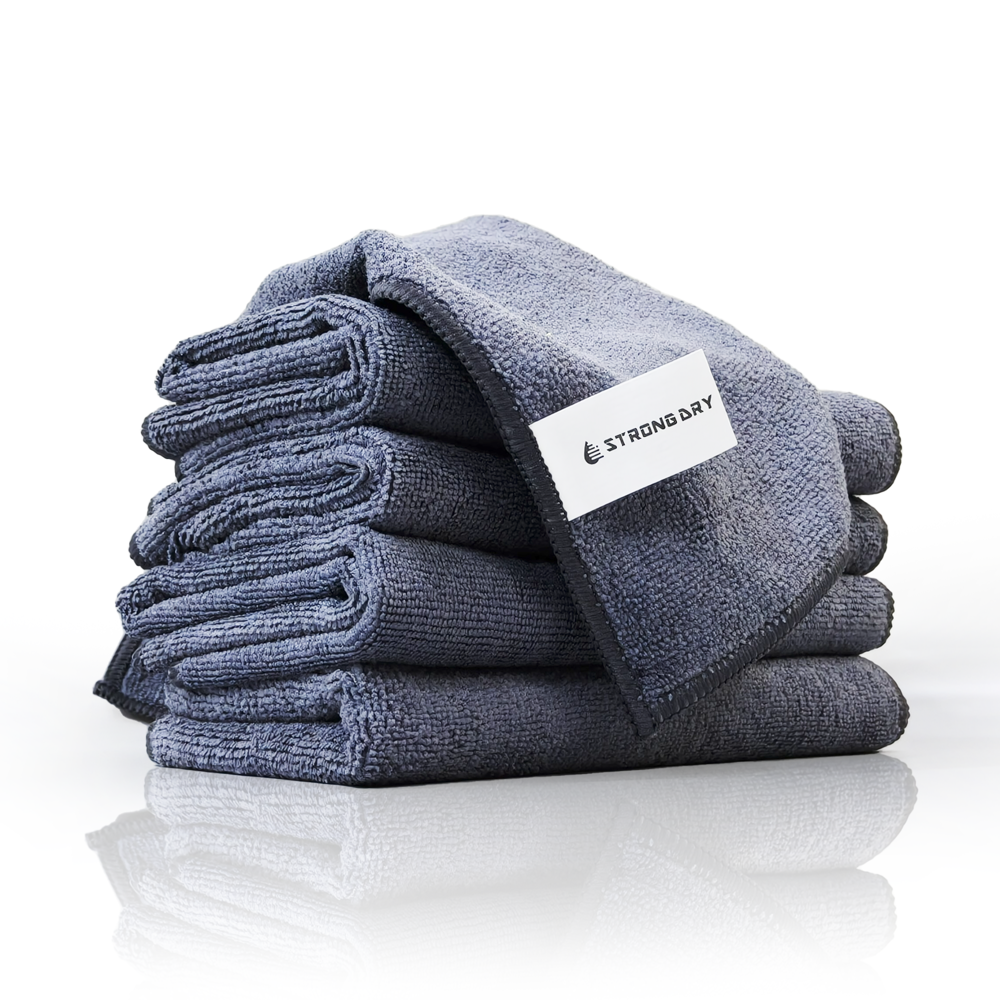 AUTOZCRAVE Wrap Knitted Microfiber Cloth (40x40 cm, 360 GSM) - Lint-Free Car Detailing & Cleaning Towel