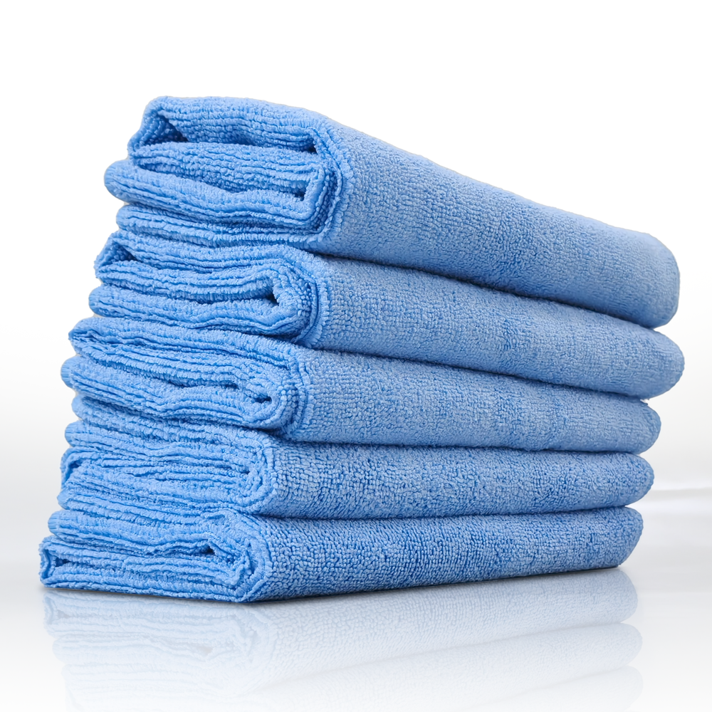 AUTOZCRAVE Wrap Knitted Microfiber Cloth (40x40 cm, 360 GSM) - Lint-Free Car Detailing & Cleaning Towel