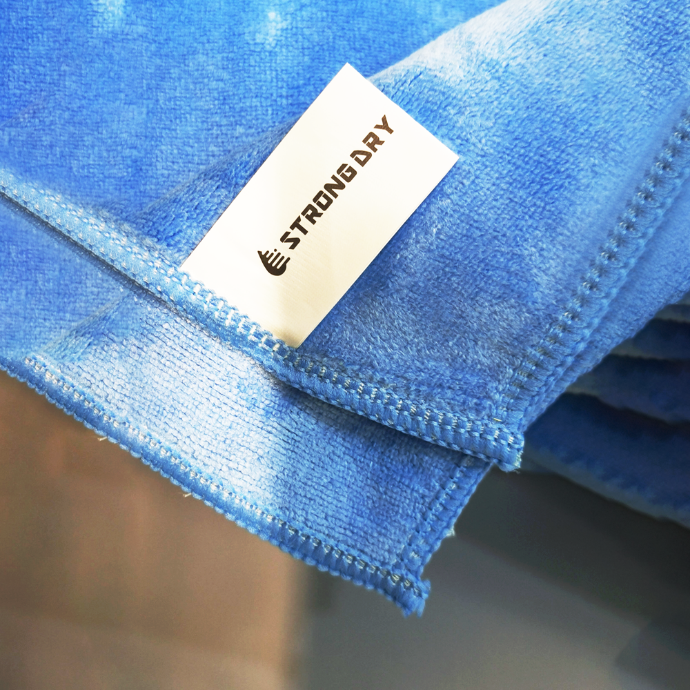 AUTOZCRAVE Weft Knitted Microfiber Cloth (40x40 cm, 425 GSM) - Lint-Free Heavy Duty Cleaning Towel