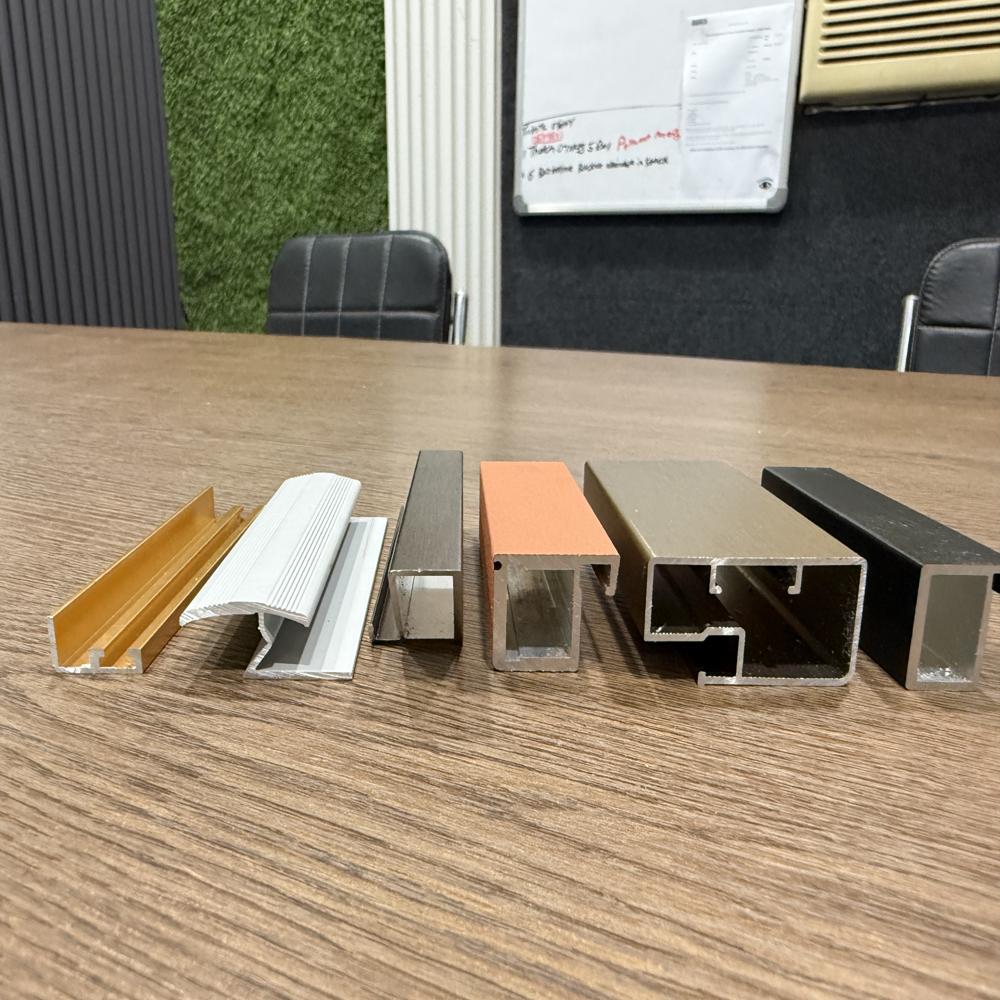 Premium Aluminium Tile Trims, Hairline & Leather Finish, Imported Tile Edge Profiles Supplier India