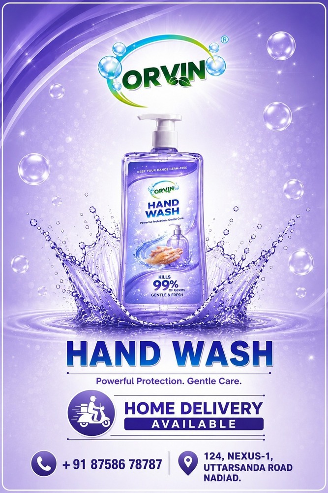 Orvin Hand Wash - Feature: Antiseptic
