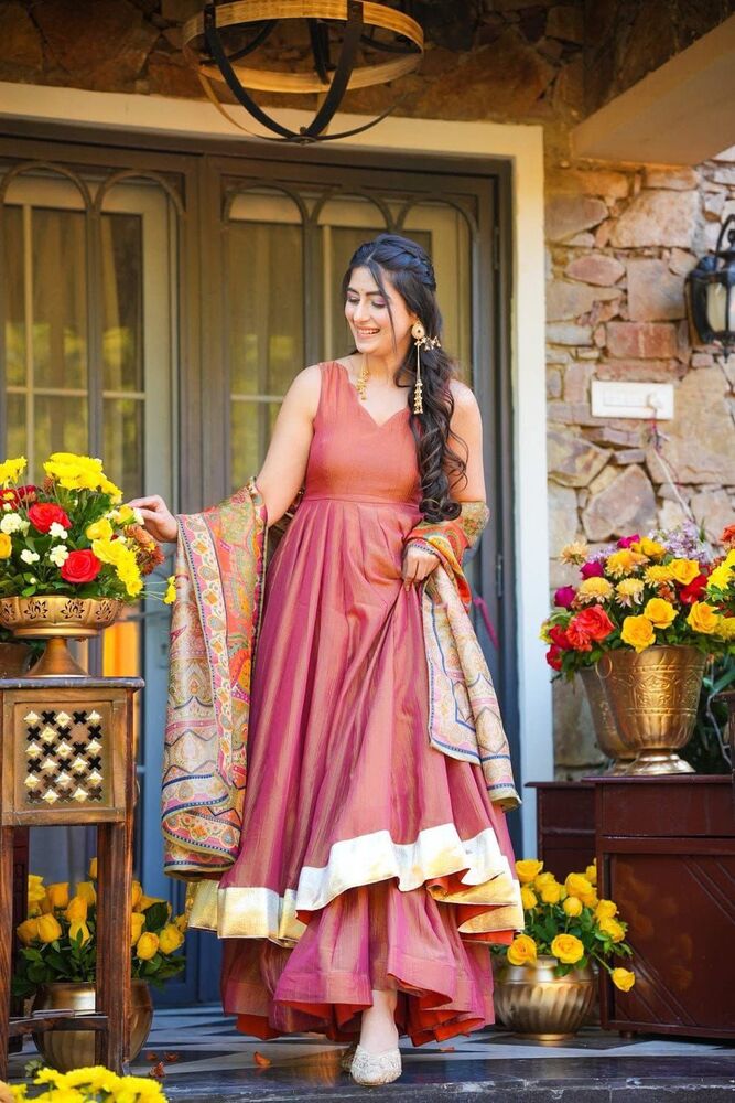 Pink Anarkali Dress