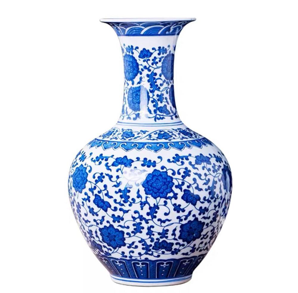 Home Decor Indoor Ceramic Vase - Bottom Diameter: 10 Cm  Centimeter (Cm)