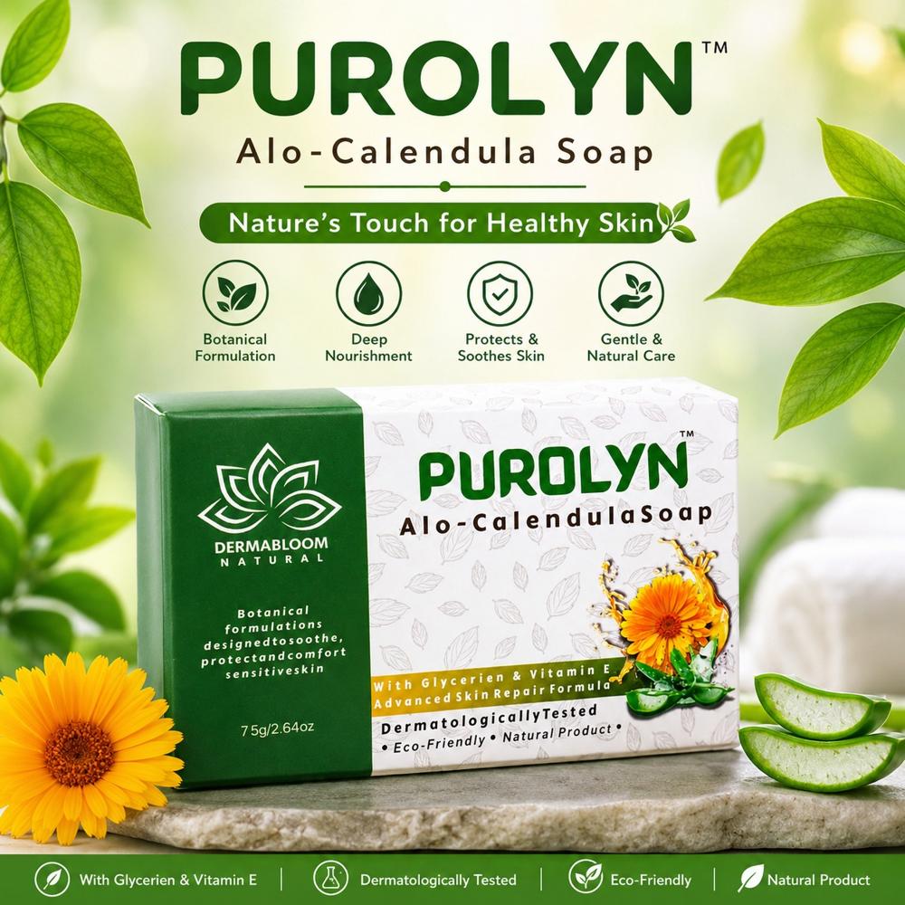 Purolyn Alo Calendula Soap - Feature: Medicated