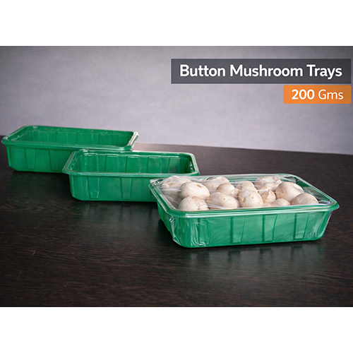 200 GM PP Thermoformed Button Mushroom Tray