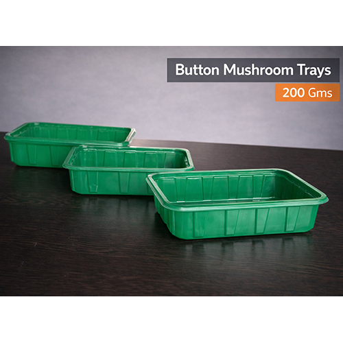 200 GM PP Thermoformed Button Mushroom Tray