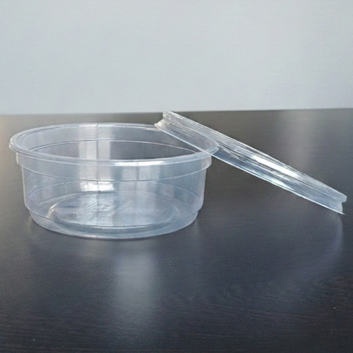250ML Round PP Thermoformed Container With Lid