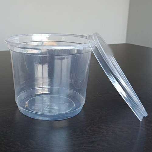 750ML Round PP Thermoformed Container With Lid