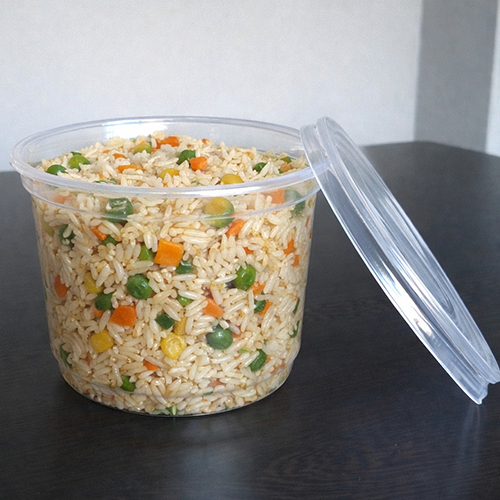 750ML Round PP Thermoformed Container With Lid