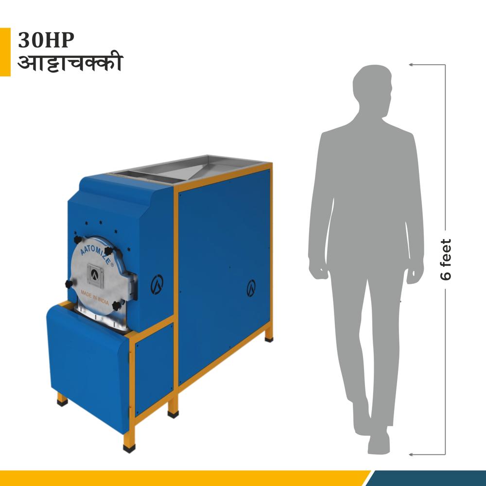 2 Ton Pulverizer Machine - Color: Blue
