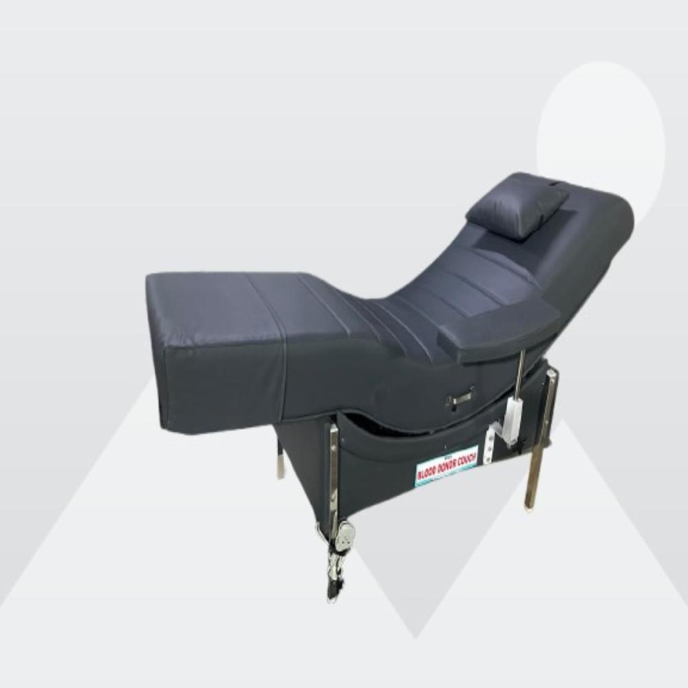 Aicil Blood Donor Couch (Baxter Type) - Color: Blue