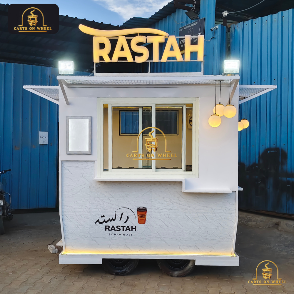 Rastah Kiosk Food Cart by Carts on Wheel