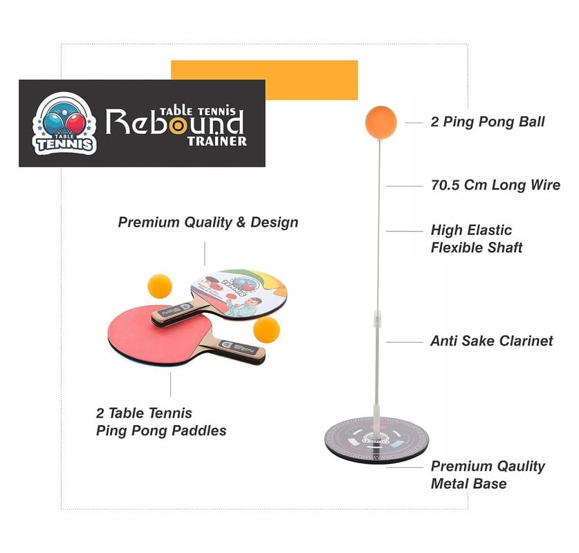 Table Tennis Trainer Toys for Kids & Adults