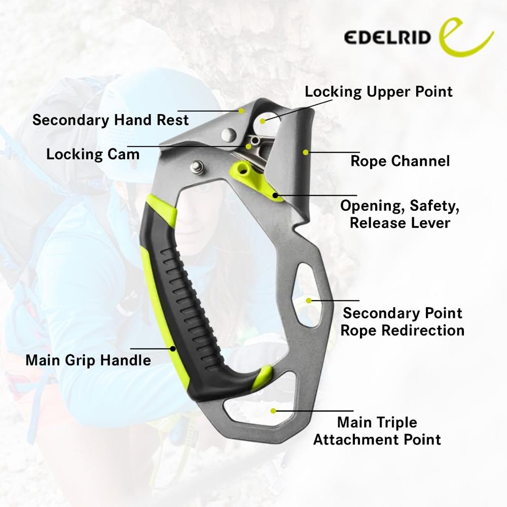 Edelrid Hand Cruiser Left Ascender Climbing Jumar