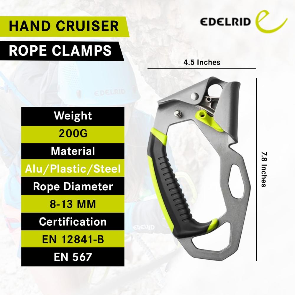 Edelrid Hand Cruiser Left Ascender Climbing Jumar