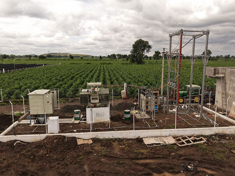 Kasrawad Solar Panel Plant - Cable Length: 2 Meters