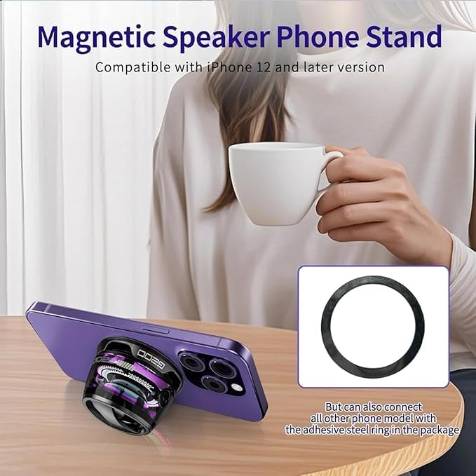 G200 Magnetic Bluetooth Speaker with RGB Lights