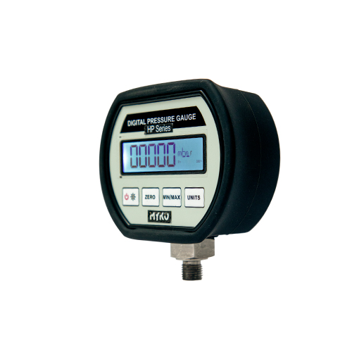 Digital Pressure Gauge - Ss304, Alpha Numeric Display, 0.1% Fs Accuracy, 200 Hours Battery Backup, 1/4" Bsp (M) Connection | Ideal For Industrial Pressure Monitoring And Process Control