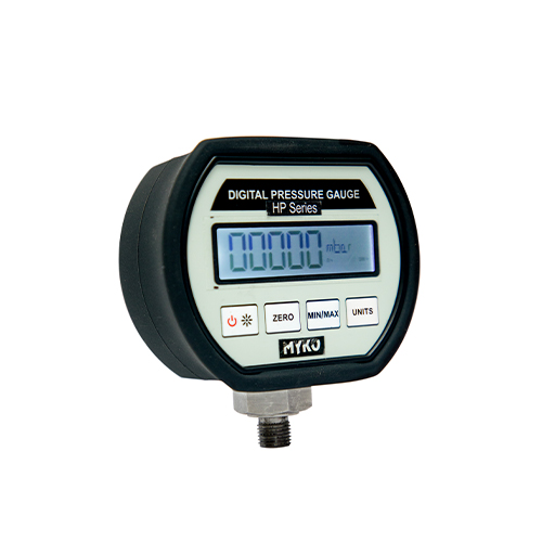 Digital Pressure Gauge - Ss304, Alpha Numeric Display, 0.1% Fs Accuracy, 200 Hours Battery Backup, 1/4" Bsp (M) Connection | Ideal For Industrial Pressure Monitoring And Process Control