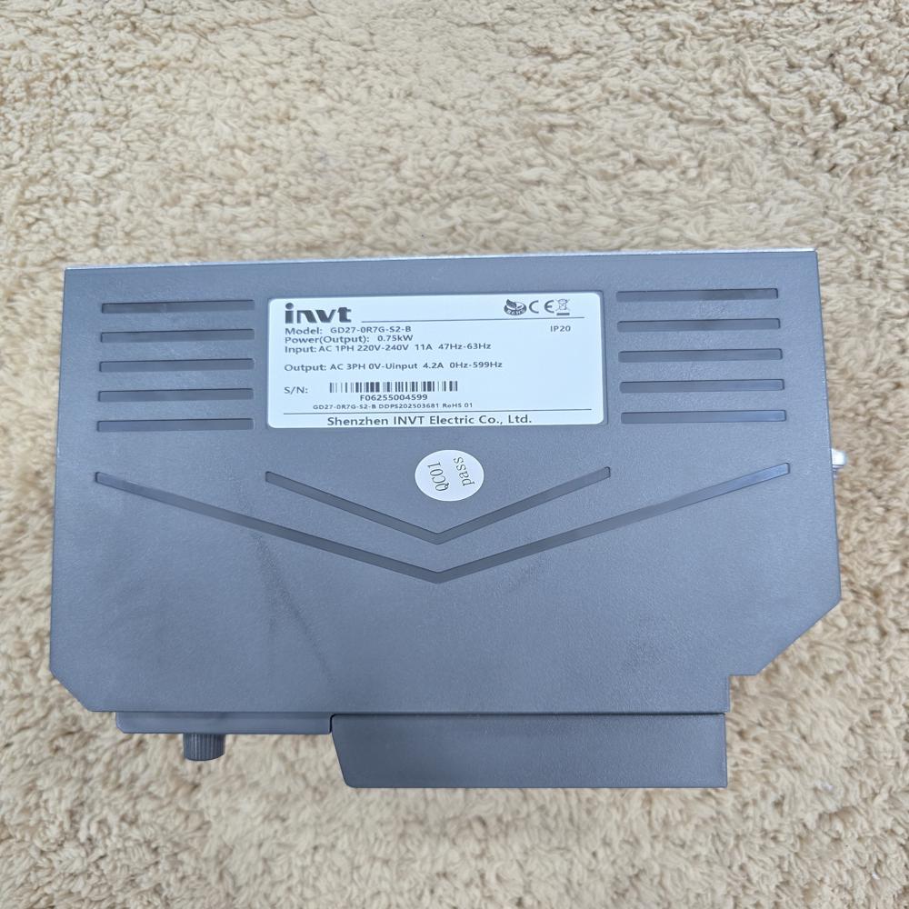 GD27-0R7G-S2-B - INVT VFD 0.75 kW / 1HP 230V