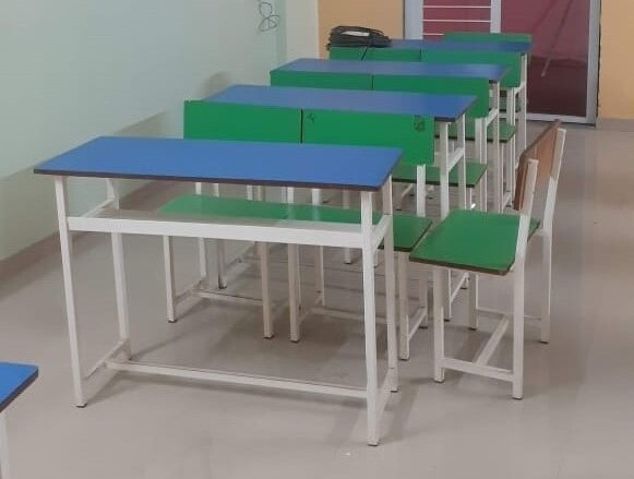 School Double Sitting Benches