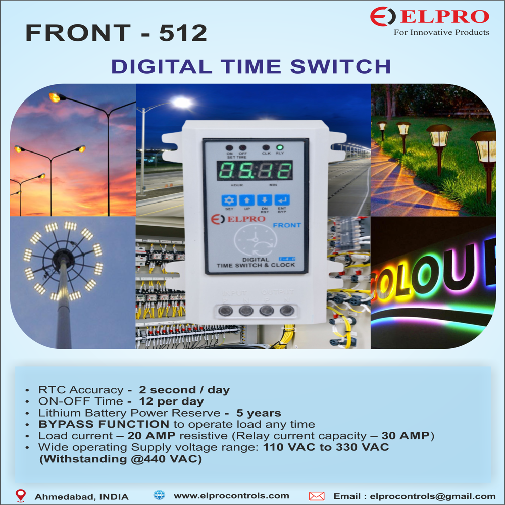 FRONT-512 : Digital Time Switch