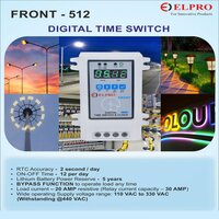 Front-512 : Digital Time Switch - Automation Grade: Automatic