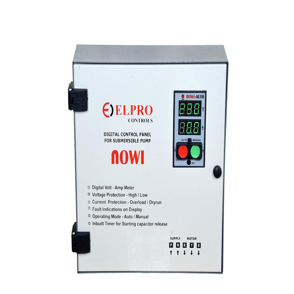 Nowi Auto 1 Phase Digital Control Panel With Wlc - Base Material: Mild Steel