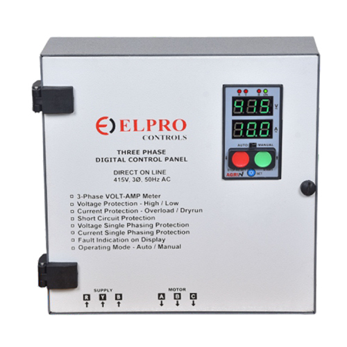 Agrin 3 Phase Digital Control Panel With Auto Switch