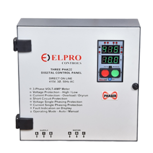 Tellan Phaser 3 Phase Digital Control Panel With Auto Switch