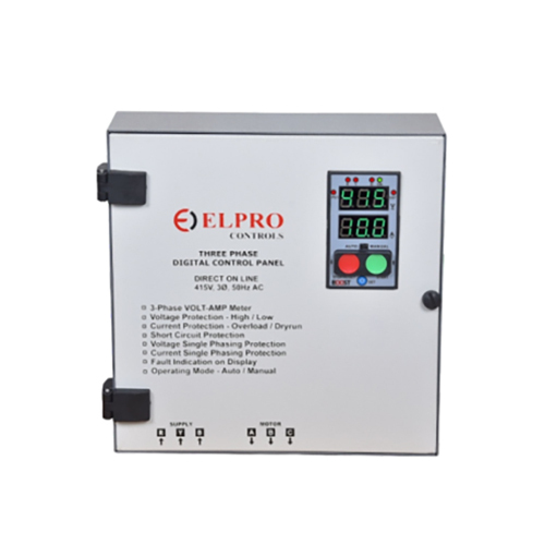 Boost 3 Phase Digital Control Panel With Auto Switch - Application: Industrial