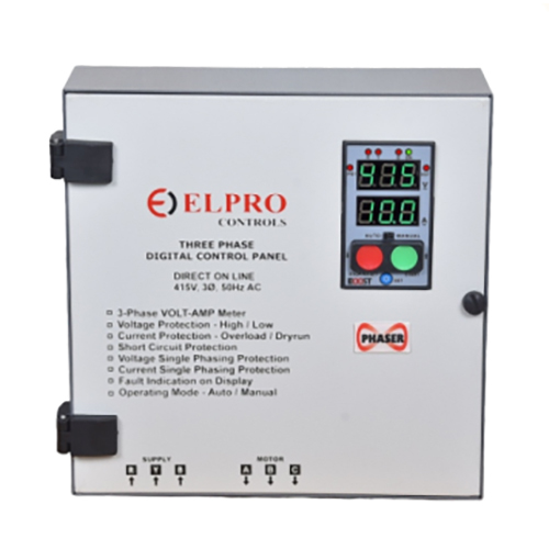 Boost Phaser 3 Phase Digital Control Panel With Auto Switch - Application: Industrial Automation