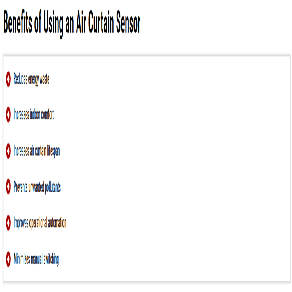 Air Curtain Door Sensor