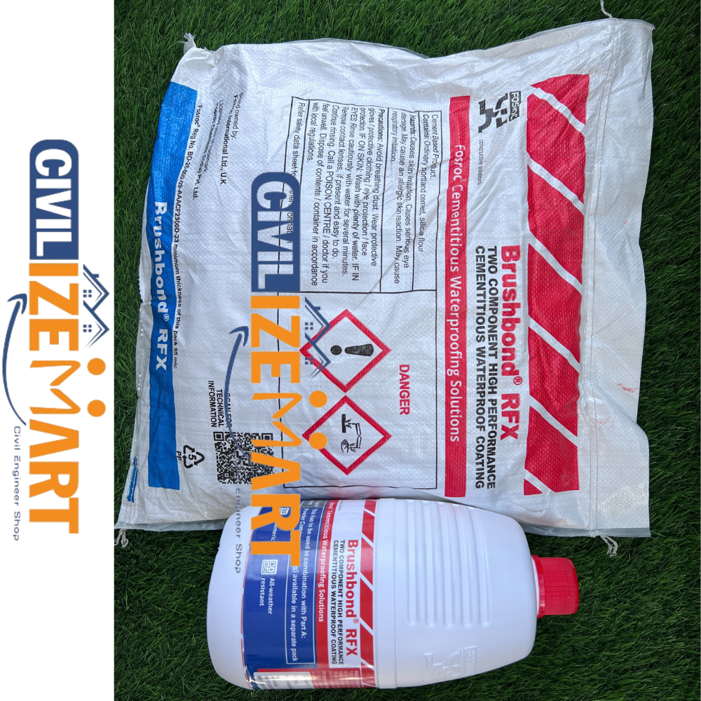 Fosroc Brushbond Rfx Waterproofing Coating - Chemical Form: Acrylic Polymer Emulsion