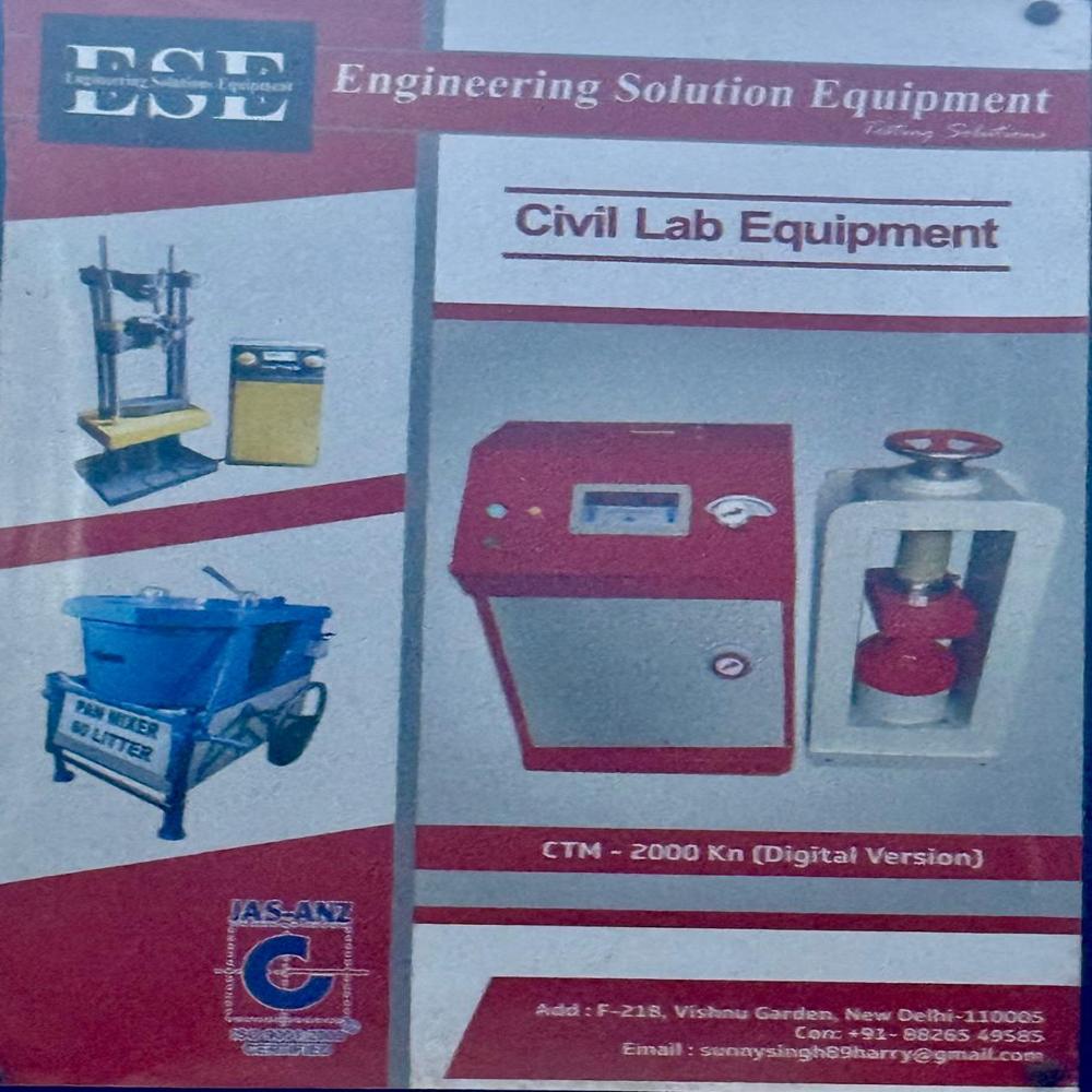 Concrete Test Equipment - Automation Grade: Semi-automatic