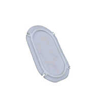 K.s First Hd Plastic Jalli - Hd Plastic Rectangular 24x18 Cm White, Corrosion Resistant, Lightweight