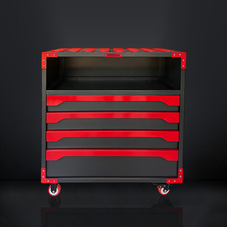 CNC Tool Trolley with ER Collet Organizer