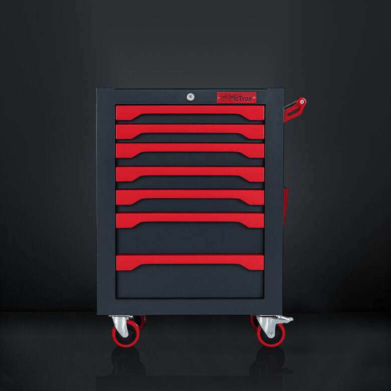 Tool Chest Storage Cart with Central Lock