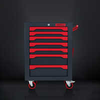 Tool Chest Storage Cart With Central Lock - Application: Garage