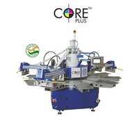 Min 4c P10 Automatic Screen Printing Machine - Steel Body, 2450x1500x1700 Mm, Plc Touchscreen, 500x700 Mm Print Area, Vacuum Table, Uv/ir Dryer Compatible
