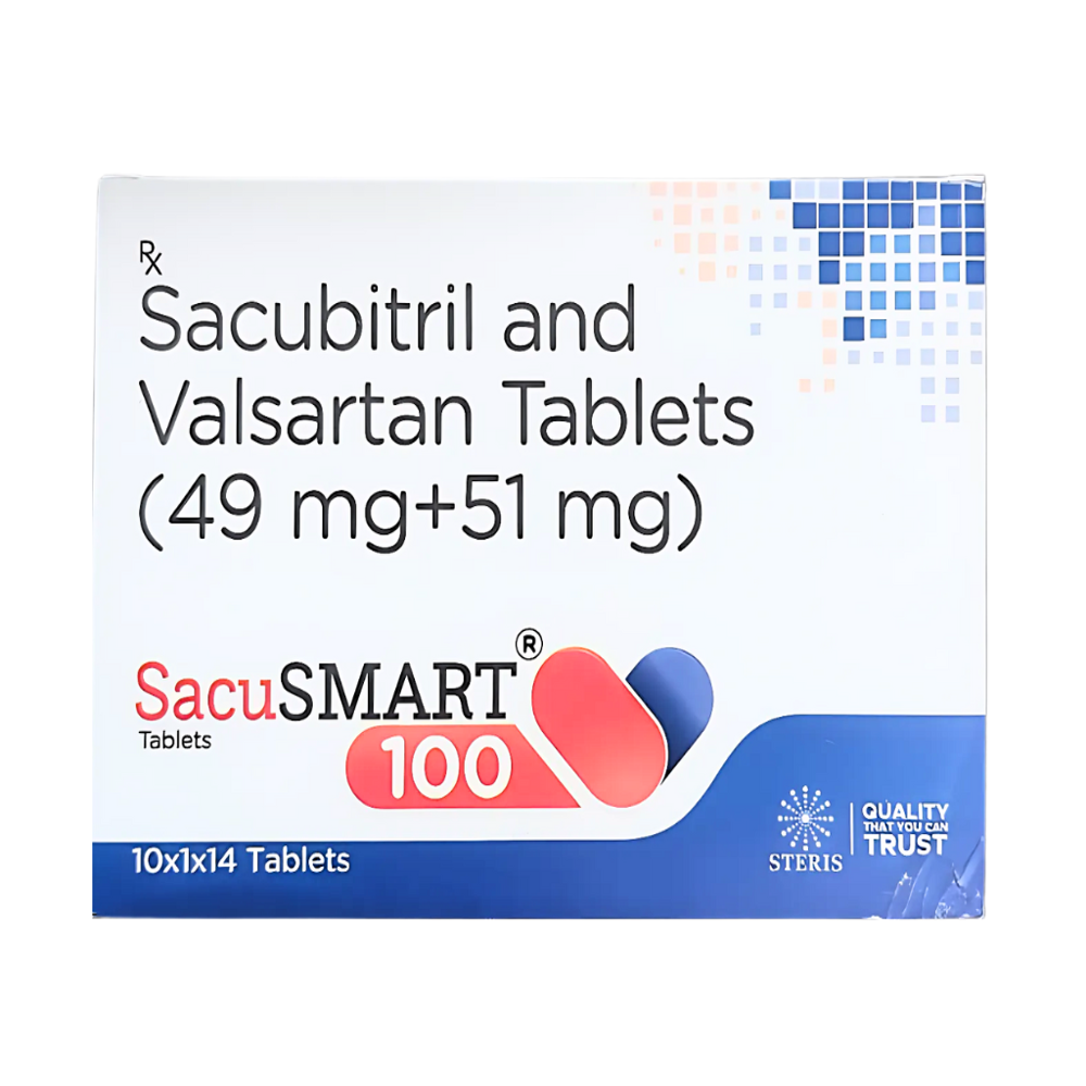 Sacubitril And Valsartan Tablets - Brand Name: Sacusmart 100