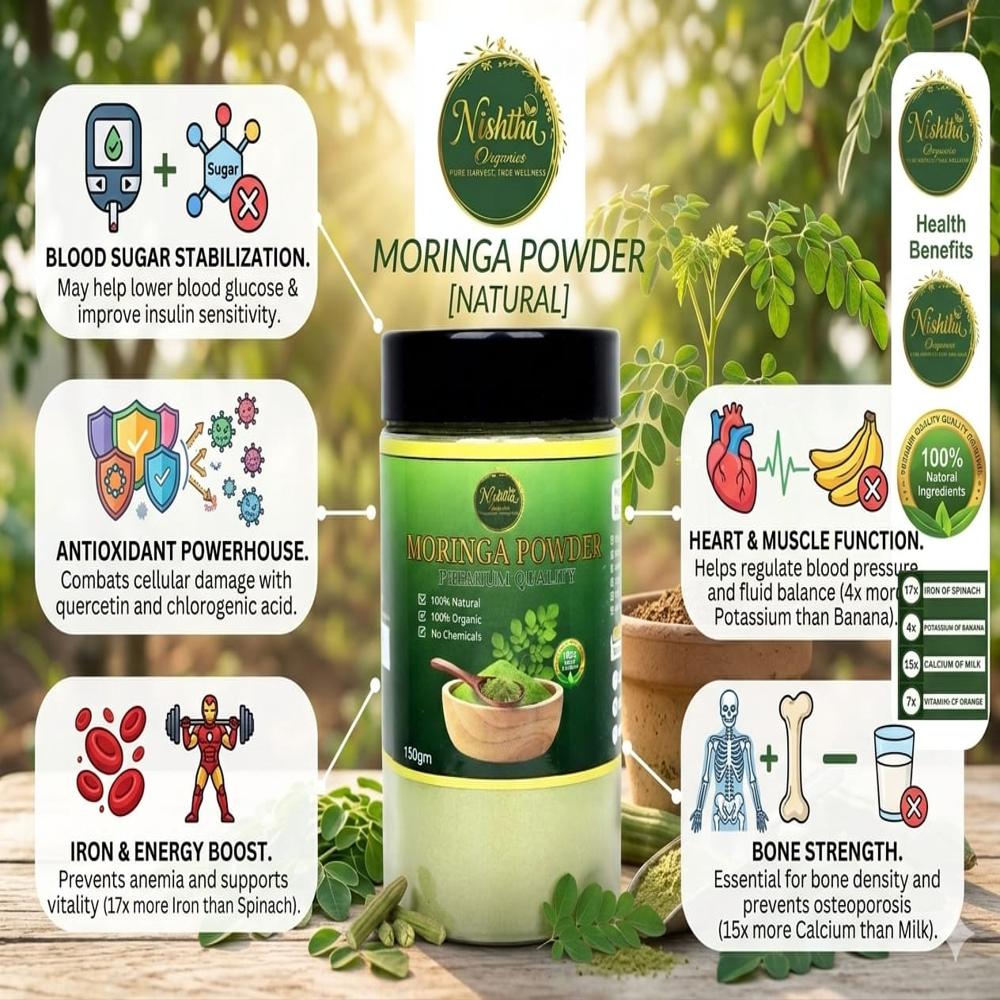Organic Moringa Powder at 246.75 INR in Ahmedabad, Gujarat | Nishtha ...