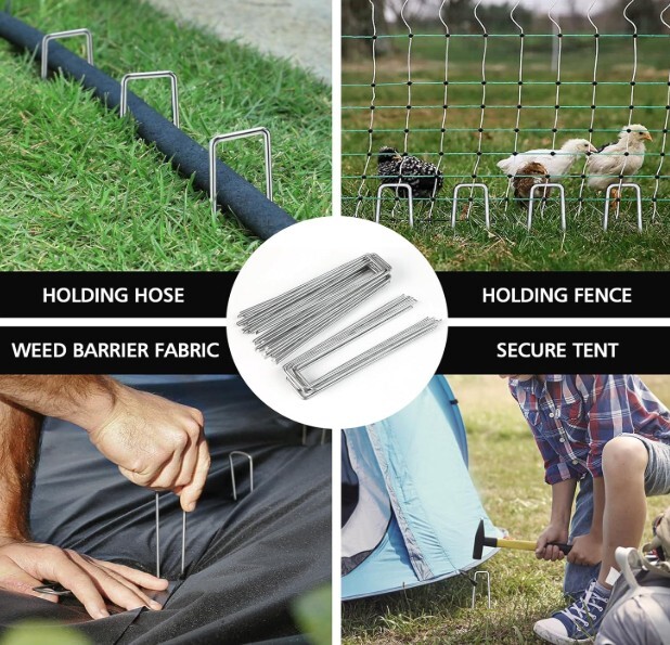 Ground Staple U Pin - Application: Fencing Wire Fixing