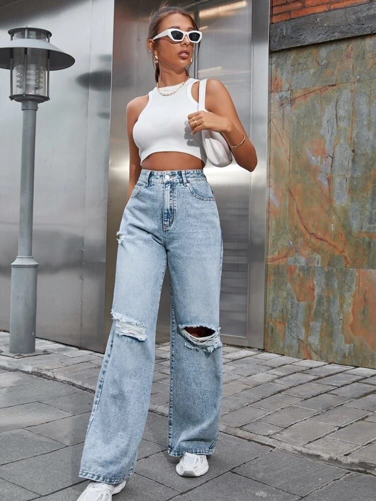 wide leg jeans 
