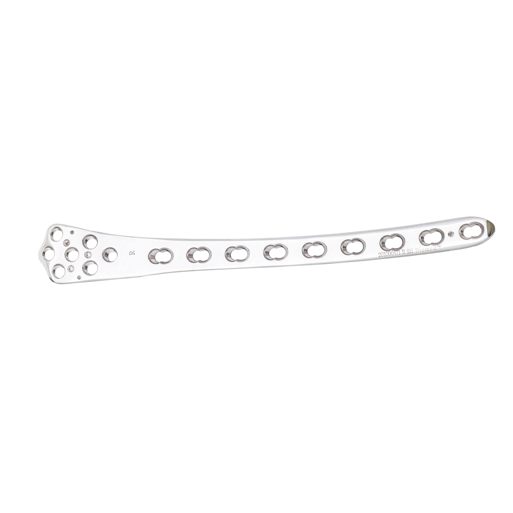Orthopedic Bone Plate - Color: Metallic Silver (Titanium May Appear Light Grey)