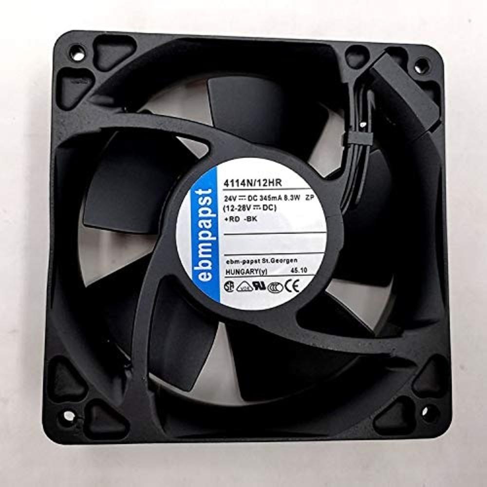 EBMPAPST 4114N/12HR 24V DC 8.3W 12038mm Ball Bearing Industrial Axial Cooling Fan